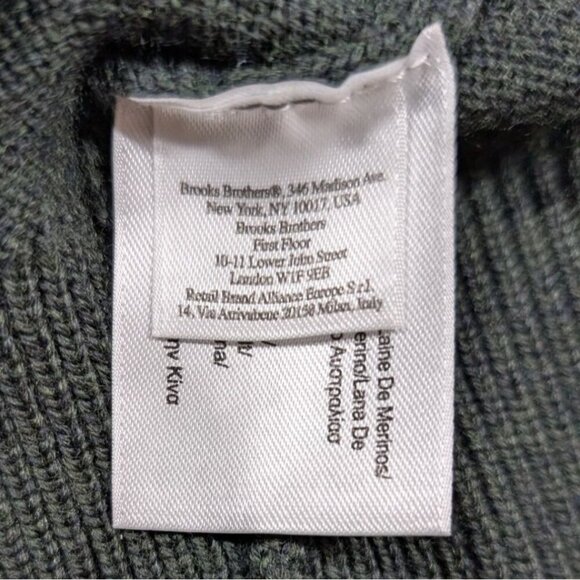 Brooks Brothers Argyle Sweater Mens Large Academia Preppy 100% Merino Wool - Picture 4 of 8